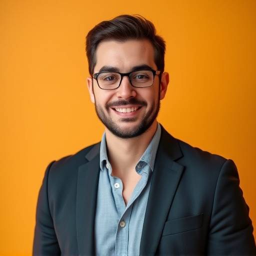 Portrait of Lorenzo Martini, Marketing Director at Bella Machina, with a creative and energetic vibe